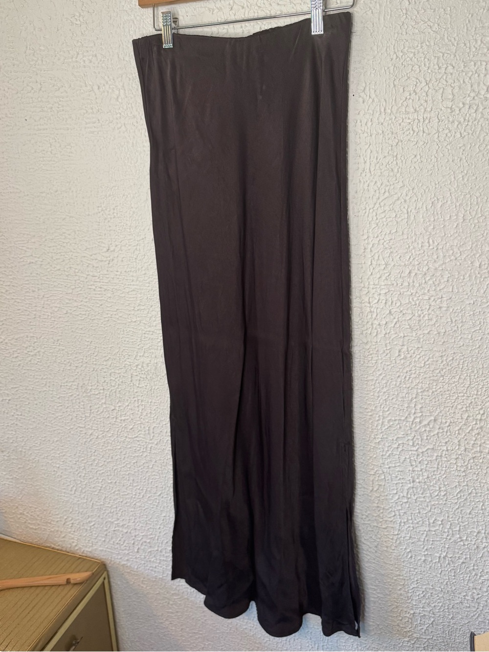 Anthropologie Long Brown Maxi Skirt - Picture 2 of 7